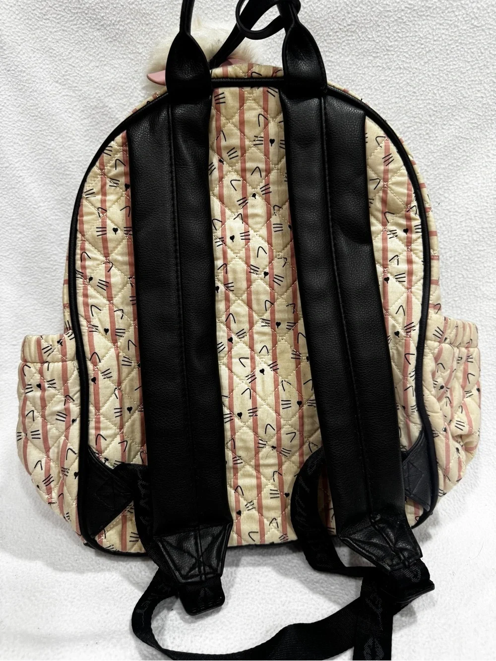 Betsey Johnson quilted backpack